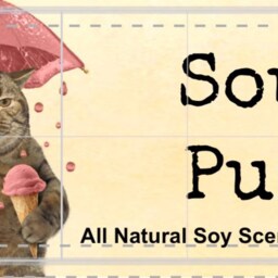 Sour Puss Natural Soy Wax Scented Cat Candle With Wood Wick - thumbnail 2