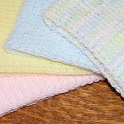 Hand Knit Baby Blanket - The Classics - thumbnail 4