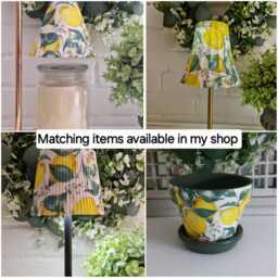 Lovely Lemon Decoupaged Terracotta Plant Pot. Available in Two Sizes - thumbnail 4