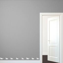 Running Horses Wall Decal Pattern - Custom Vinyl Art Stickers - thumbnail 2