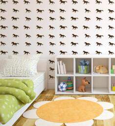 Running Horses Wall Decal Pattern - Custom Vinyl Art Stickers