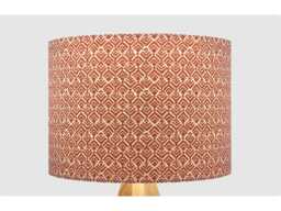 Burnt Orange Beige Geometric Lampshade, Table Floor Lamp/Ceiling Pendant Small Medium Large 15cm 20cm 25cm 30cm 35cm 40cm Drum Light Shade