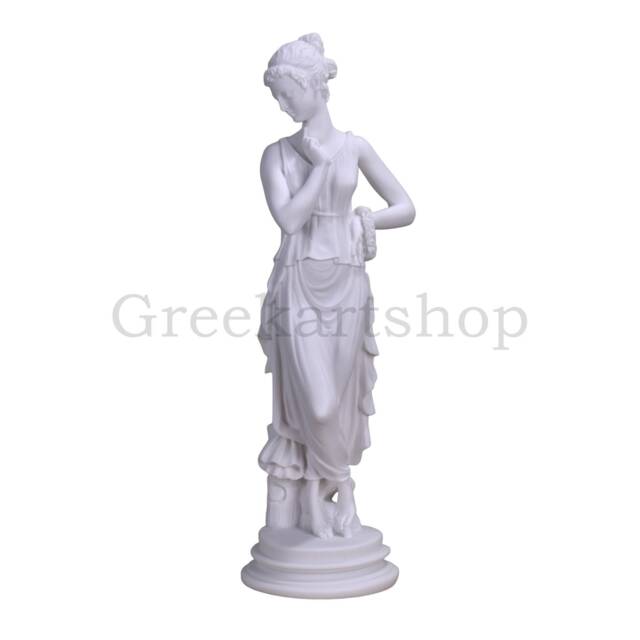 The Dancer Antonio Canova Museum Copy Large Cast Marble Persephone Sculpture Statue 16.5In - 42cm - image 1