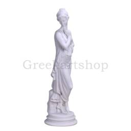 The Dancer Antonio Canova Museum Copy Large Cast Marble Persephone Sculpture Statue 16.5In - 42cm - thumbnail 2