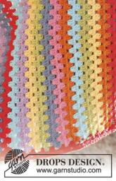 Crochet Cotton Blanket, Lace Pattern, Afghan Spring - Summer. Handmade