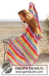 Crochet Cotton Blanket, Lace Pattern, Afghan Spring - Summer. Handmade - thumbnail 2