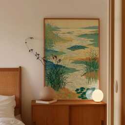 Coastal Wetlands Poster, Marsh Landscape Print, Nature Wall Art - thumbnail 2