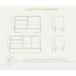 Shinjuku - Mid Century Modern Record Player Cabinet, Birch Plywood Vinyl Storage With Doors - thumbnail 3