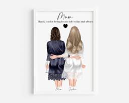 Personalised Mother Of The Bride Print, Gift, Thank You Mum & Print, Mum Gift - thumbnail 1