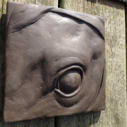 Horse Study # 2 Concrete Art Sculpture Tile - thumbnail 3
