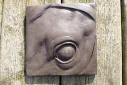 Horse Study # 2 Concrete Art Sculpture Tile - thumbnail 1