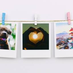 Photo Display Colorful Mini Clothespins, Jute Twine, Wall Decor - thumbnail 3