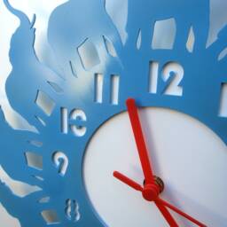 Metal Clock, Wall Animal Elephant Clock - thumbnail 3