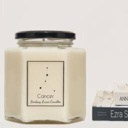 Cancer Star Sign Scented Candle, Zodiac Constellation Astrology Gift, Horoscope Birthday Candles, Astronomy - thumbnail 2