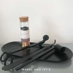 Luxury Candle Care Kit 4 Piece Set With Everything You Needbox Gift - thumbnail 3
