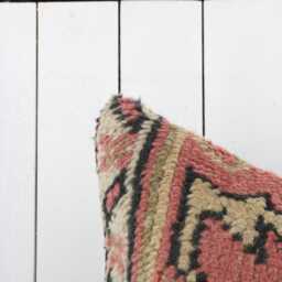 24x24 Kilim Pillow, Sham Pillow Throw, Authentic Cover, Boho Vintage Ethnic Turkish - thumbnail 3