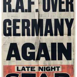 Reprint Of A Wwii British Newspaper Cover - Raf Over Germany Again - thumbnail 2