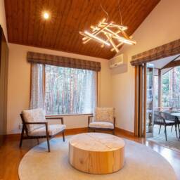Wooden Chandelier - Interstellar Xl Lux-Led-Loft Wooden Light-Designer Lighting-Modern Lighting-Wooden-Modern-Modern Deco-Big Size Chandelier - thumbnail 3