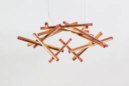 Wooden Chandelier - Interstellar Xl Lux-Led-Loft Wooden Light-Designer Lighting-Modern Lighting-Wooden-Modern-Modern Deco-Big Size Chandelier