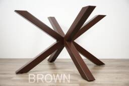 Metal Table Base For Round Tabletop, Coffee Base, Spider Kitchen Modern Dining Wood - thumbnail 1