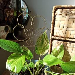 Groovy Eye Cloud Plant Trellis For Indoor Plant/ Wire/stake/ Support Plants Decor Air Holder Garden - thumbnail 2