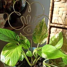 Groovy Eye Cloud Plant Trellis For Indoor Plant/ Wire/stake/ Support Plants Decor Air Holder Garden - thumbnail 3
