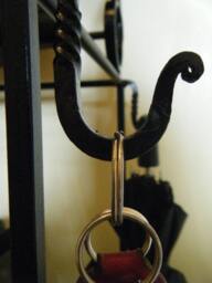 Wrought Iron Welly/Shoe Rack, Metal, Hallway, Shoe Storage, Boots, Trainers, Welly Stand, Porch Organiser. Metal Rack - thumbnail 3