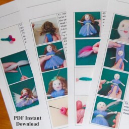 Needle Felting Tutorial. Waldorf Fairy Doll Pattern. Tutorials PDF. Class. Felt Tutorial - thumbnail 4