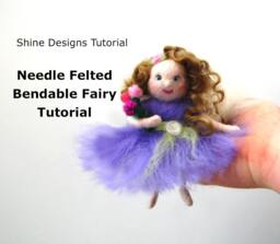 Needle Felting Tutorial. Waldorf Fairy Doll Pattern. Tutorials PDF. Class. Felt Tutorial