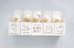 Baby Shower Mini Teddy Bear Candles Party Favour Gifts Mummy To Be Gift Soy Christening Party We Offer Custom Design - thumbnail 1