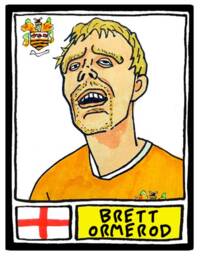 Blackpool - No Score Draws Tangerines Edition A3 Print Of 36 Hand-Drawn Panini-sticker-style Bfc Icons Wonky Football Art - thumbnail 3