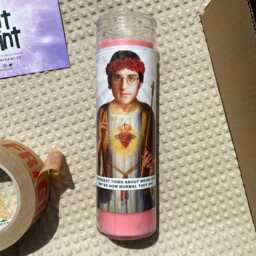 Saint Theroux Prayer Candle Scented Vegan Soy Wax, 120Hr Burn - thumbnail 3