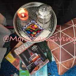Medium Authentic Moroccan Elegant Handcrafted Alpaca Silver Serving Tray/Table With Screw-On Legs From Fez - thumbnail 4