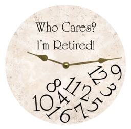 Personalized Who Cares Clock - Custom Whatever Clock - thumbnail 1