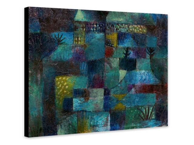 Paul Klee Terraced Garden Art - 1920S Canvas Print - image 1