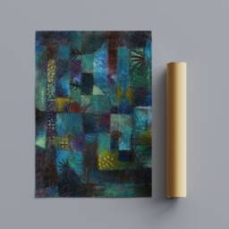 Paul Klee Terraced Garden Art - 1920S Canvas Print - thumbnail 3