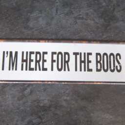 Halloween Decoration Ghost Boo Boo's Sign Wall - thumbnail 3