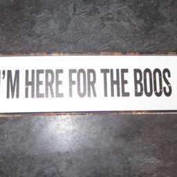 Halloween Decoration Ghost Boo Boo's Sign Wall - thumbnail 4