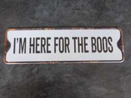 Halloween Decoration Ghost Boo Boo's Sign Wall - thumbnail 1