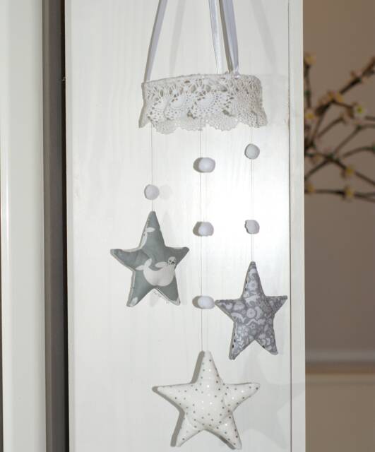 Mobile Doily Lace Star Tassels - image 1