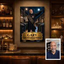 Personalised Bin Night General Canvas From Photo, Custom Name & Text Wall Decor Birthday Present For Household Chore Hero - thumbnail 3
