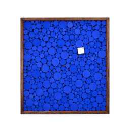 "Blue Wood Art - ""A Blockwork Orange" - thumbnail 2