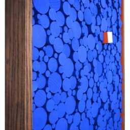 "Blue Wood Art - ""A Blockwork Orange" - thumbnail 4