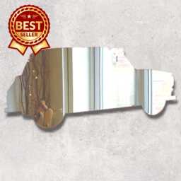 Taxi Cab Acrylic Mirror Wall Art - Many Size & Colour Options - Bespoke Items Made