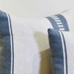 Handmade Moroccan Cotton Throw Pillow, Dark Gray Boho Cushion - thumbnail 3