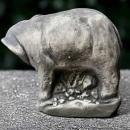 Stone Elephant Family Statue Concrete Sculpture Outdoor Garden Decoration Cement Figurine Symbol Of Strength & Unity Art - thumbnail 4