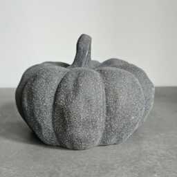 Grey Pumpkin Ornament Autumn Home Decor Living Room Decorative Accessories Autumnal Winter Halloween Hyggeat15 - thumbnail 3