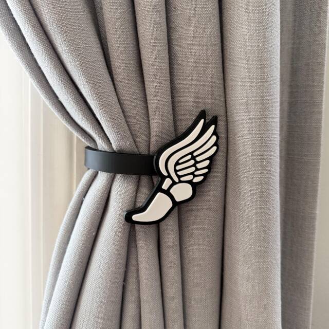 Replaceable Track & Field Curtain Holdbacks/Tiebacks 3D Printed Plastic - Set Of Left & Right - image 1