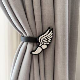 Replaceable Track & Field Curtain Holdbacks/Tiebacks 3D Printed Plastic - Set Of Left & Right - thumbnail 1