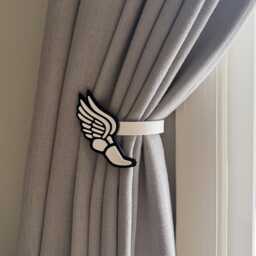 Replaceable Track & Field Curtain Holdbacks/Tiebacks 3D Printed Plastic - Set Of Left & Right - thumbnail 2